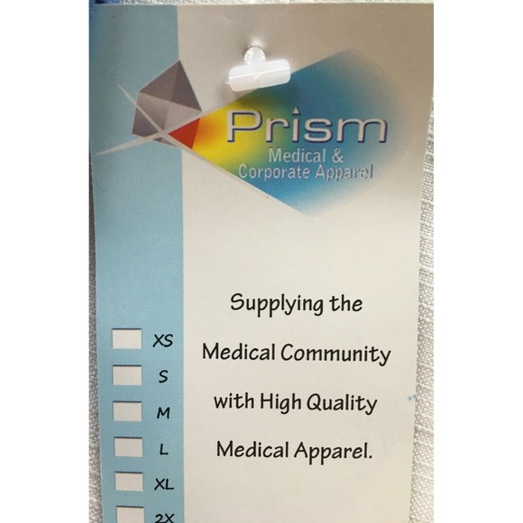 Set of 5 - 5XL PRISM Men Women Medical Nursing Uniform 1 Pocket V-Neck Scrub Top - Picture 6 of 9